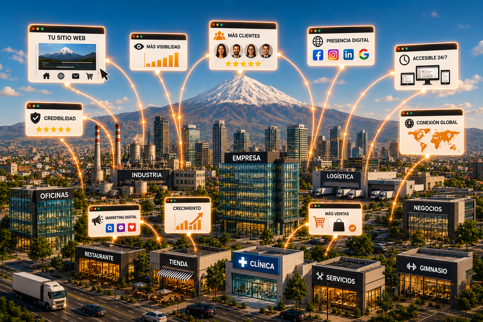 Empresas, Industria, Pymes, Negocios, presencia digital
